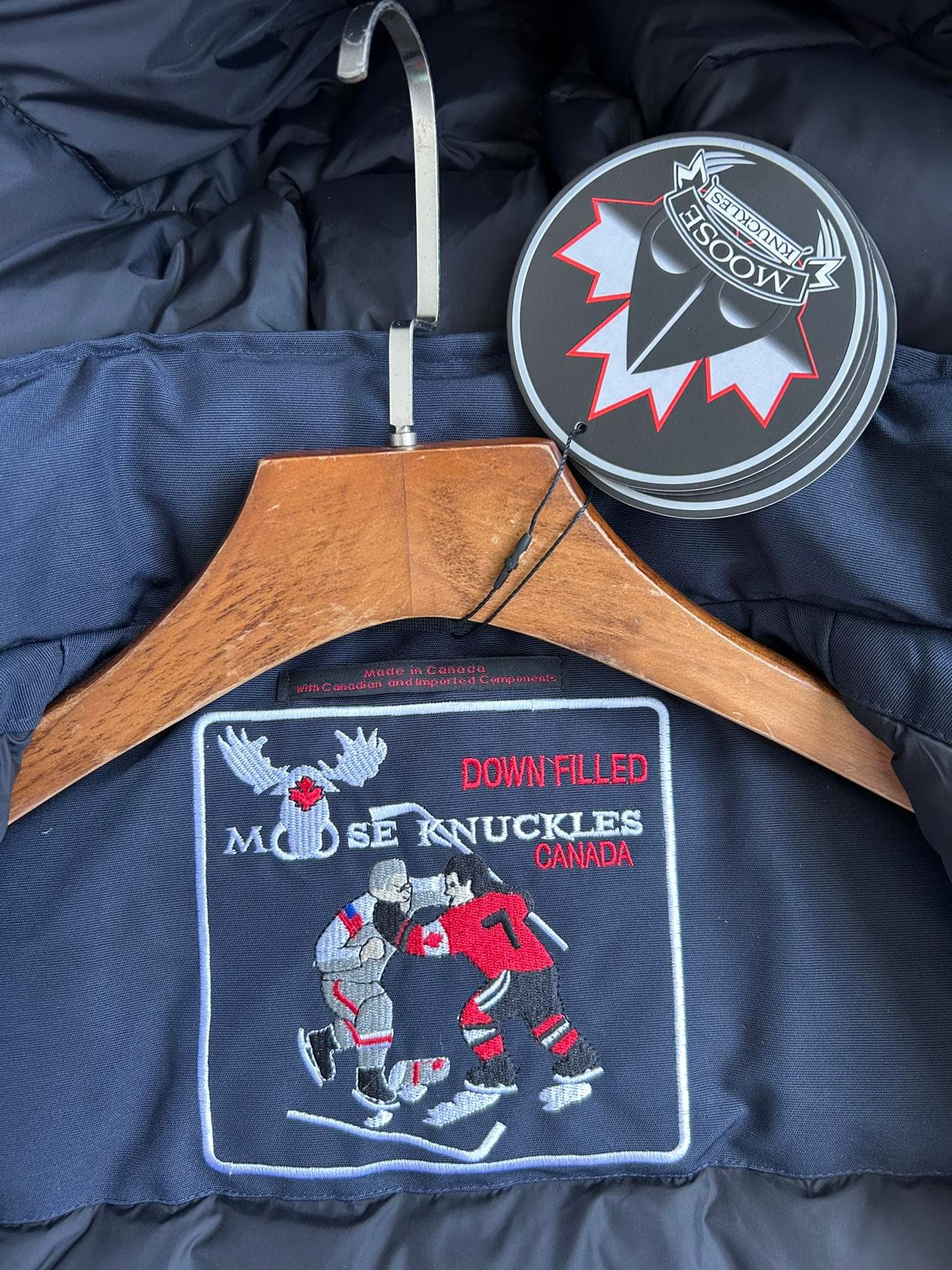 Moose Knuckles Hooded Long Down Parka Moose Knuckles Hooded Long Down Parka